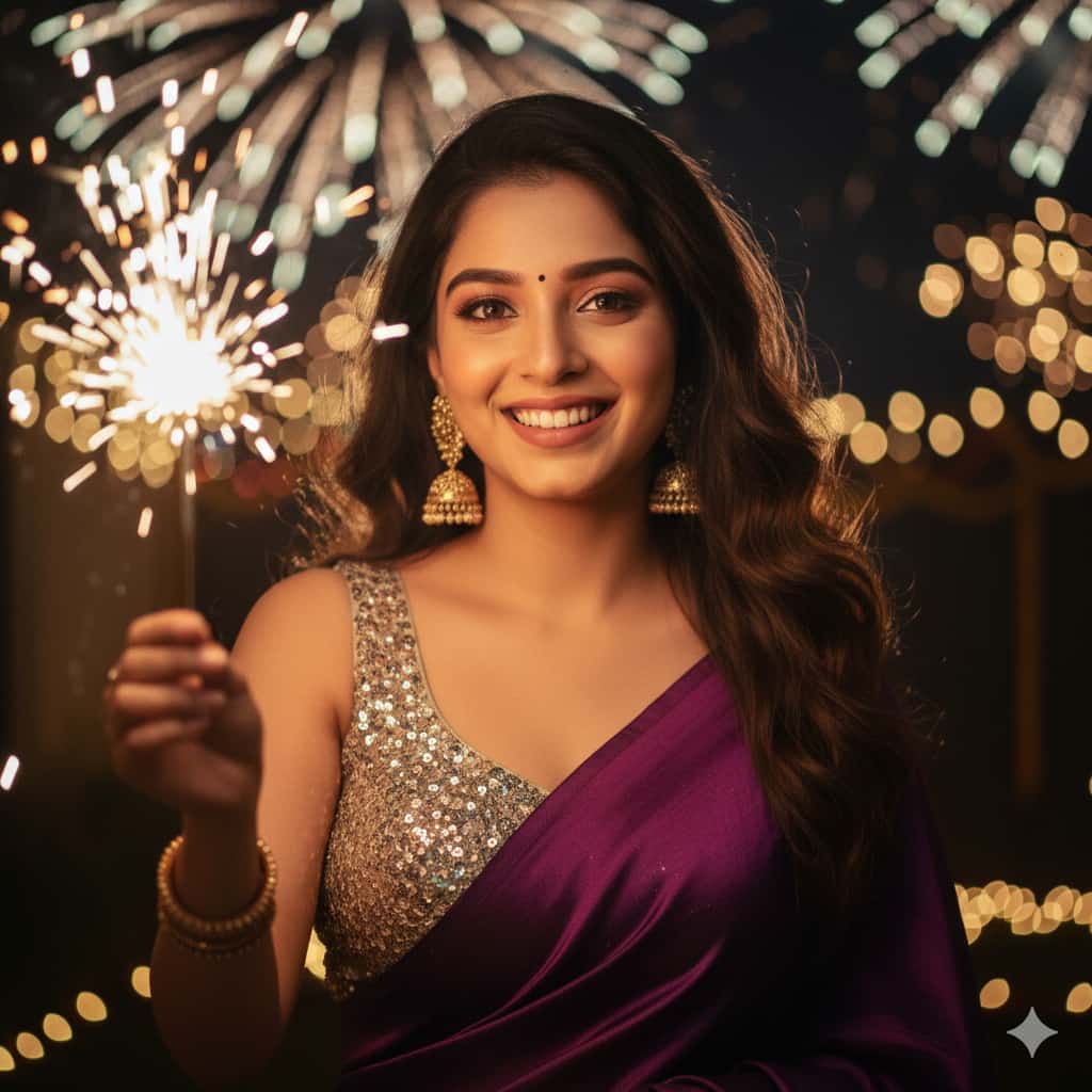 Close-Up Glamorous Pose