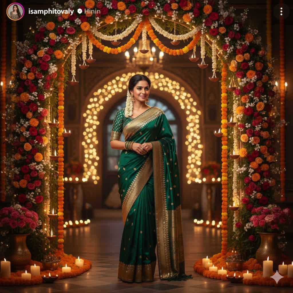 Festive Archway Portrait