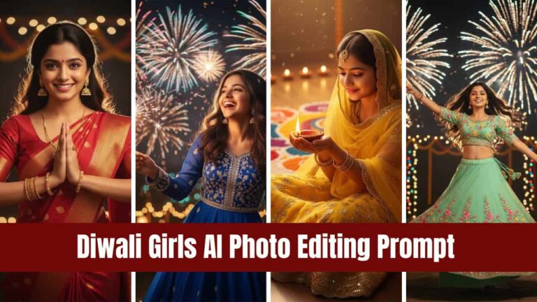 Diwali Girls AI Photo Editing Prompt