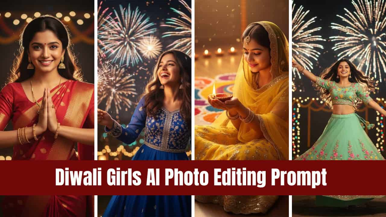 Diwali Girls AI Photo Editing Prompt